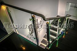 Поручни, перила и ограждения с подсветкой в Симферополе. Готовые проекты ПерилаГлавСнаб - фото 26