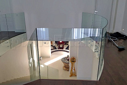 Стеклянные перила для атриумов в Симферополе. Готовые проекты ПерилаГлавСнаб - фото 22