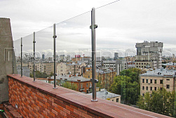 Ограждения из нержавейки со стеклом в Симферополе. Готовые проекты ПерилаГлавСнаб - фото 8