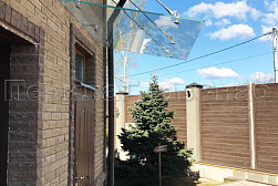 Стеклянные козырьки на вантах в Симферополе. Готовые проекты ПерилаГлавСнаб - фото 17