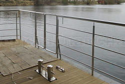 Ограждение лестницы от детей в Симферополе. Готовые проекты ПерилаГлавСнаб - фото 8