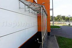 Козырьки и навесы на металлокаркасе в Симферополе. Готовые проекты ПерилаГлавСнаб - фото 16