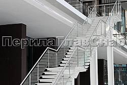 Ограждения из нержавейки со стеклом в Симферополе. Готовые проекты ПерилаГлавСнаб - фото 22