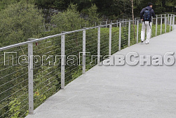 Тросовые ограждения в Симферополе. Готовые проекты ПерилаГлавСнаб - фото 5
