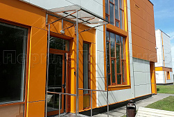 Козырьки и навесы на металлокаркасе в Симферополе. Готовые проекты ПерилаГлавСнаб - фото 13