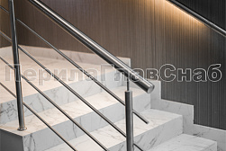 Четырёх и многоригельные перила и ограждения в Симферополе. Готовые проекты ПерилаГлавСнаб - фото 1