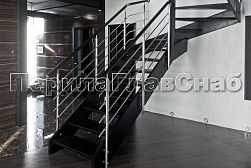 Четырёх и многоригельные перила и ограждения в Симферополе. Готовые проекты ПерилаГлавСнаб - фото 2