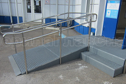 Поручни для инвалидов из нержавеющей стали в Симферополе. Готовые проекты ПерилаГлавСнаб - фото 9