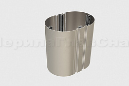 Облицовка колонн нержавеющей сталью в Симферополе. Готовые проекты ПерилаГлавСнаб - фото 1