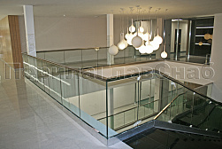 Стеклянные перила для атриумов в Симферополе. Готовые проекты ПерилаГлавСнаб - фото 11