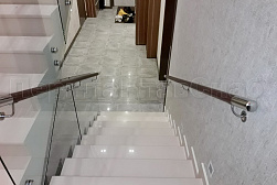 Цельностеклянные ограждения на несущем стекле в Симферополе. Готовые проекты ПерилаГлавСнаб - фото 13