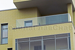 Стеклянные перила для балконов в Симферополе. Готовые проекты ПерилаГлавСнаб - фото 31