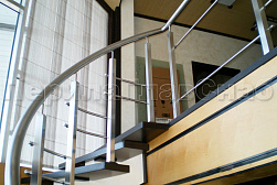 Перила и ограждения из нержавеющей стали с двумя ригелями в Симферополе. Готовые проекты ПерилаГлавСнаб - фото 3 Перила и ограждения из нержавеющей стали с двумя ригелями в Симферополе. Готовые проекты ПерилаГлавСнаб - фото 3