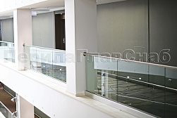 Цельностеклянные ограждения на несущем стекле в Симферополе. Готовые проекты ПерилаГлавСнаб - фото 25