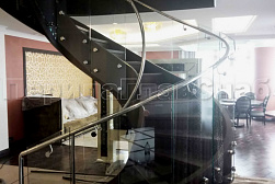 Цельностеклянные ограждения на несущем стекле в Симферополе. Готовые проекты ПерилаГлавСнаб - фото 4