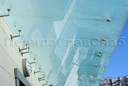 Стеклянные козырьки на вантах в Симферополе. Готовые проекты ПерилаГлавСнаб - фото 28