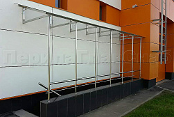 Козырьки и навесы на металлокаркасе в Симферополе. Готовые проекты ПерилаГлавСнаб - фото 17