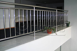 Перила и ограждения с вертикальным заполнением в Симферополе. Готовые проекты ПерилаГлавСнаб - фото 4