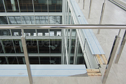 Ограждения и перила без ригелей из нержавеющей стали (без заполнения) в Симферополе. Готовые проекты ПерилаГлавСнаб - фото 5