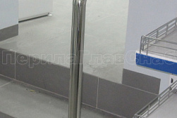 Ограждения и перила без ригелей из нержавеющей стали (без заполнения) в Симферополе. Готовые проекты ПерилаГлавСнаб - фото 2