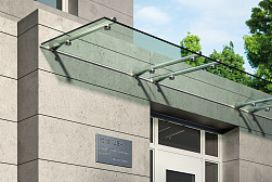 Консольные козырьки и навесы в Симферополе. Готовые проекты ПерилаГлавСнаб - фото 8