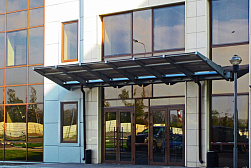 Консольные козырьки и навесы в Симферополе. Готовые проекты ПерилаГлавСнаб - фото 11