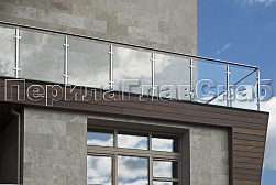 Ограждения из нержавейки со стеклом в Симферополе. Готовые проекты ПерилаГлавСнаб - фото 17