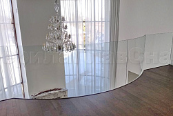 Стеклянные перила для атриумов в Симферополе. Готовые проекты ПерилаГлавСнаб - фото 2