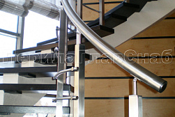 Перила и ограждения из нержавеющей стали с двумя ригелями в Симферополе. Готовые проекты ПерилаГлавСнаб - фото 2 Перила и ограждения из нержавеющей стали с двумя ригелями в Симферополе. Готовые проекты ПерилаГлавСнаб - фото 2