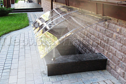 Козырьки и навесы на металлокаркасе в Симферополе. Готовые проекты ПерилаГлавСнаб - фото 6