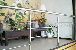 Перила и ограждения из нержавеющей стали с двумя ригелями в Симферополе. Готовые проекты ПерилаГлавСнаб - фото 4 Перила и ограждения из нержавеющей стали с двумя ригелями в Симферополе. Готовые проекты ПерилаГлавСнаб - фото 4