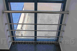 Ограждение на окна из нержавеющей стали в Симферополе. Готовые проекты ПерилаГлавСнаб - фото 2