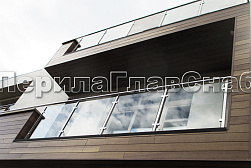 Ограждения из нержавейки со стеклом в Симферополе. Готовые проекты ПерилаГлавСнаб - фото 16