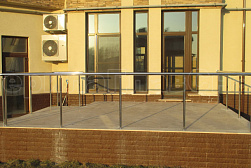 Ограждения и перила без ригелей из нержавеющей стали (без заполнения) в Симферополе. Готовые проекты ПерилаГлавСнаб - фото 10